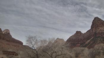 Weather camera view of Zion Canyon Village.
