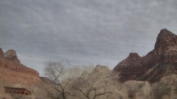Weather camera view of Zion Canyon Village.