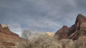 Weather camera view of Zion Canyon Village.