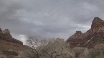 Weather camera view of Zion Canyon Village.