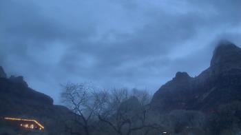 Weather camera view of Zion Canyon Village.