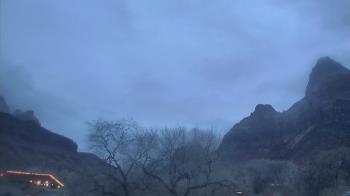 Weather camera view of Zion Canyon Village.
