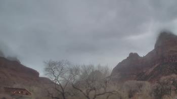 Weather camera view of Zion Canyon Village.