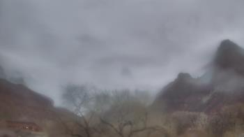 Weather camera view of Zion Canyon Village.