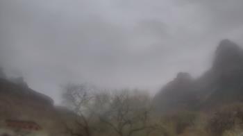 Weather camera view of Zion Canyon Village.