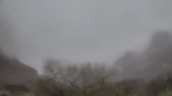 Weather camera view of Zion Canyon Village.