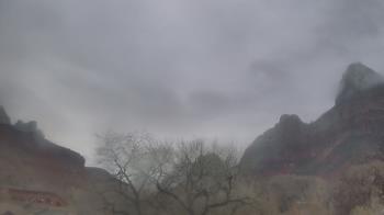 Weather camera view of Zion Canyon Village.