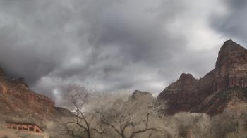 Weather camera view of Zion Canyon Village.