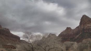 Weather camera view of Zion Canyon Village.