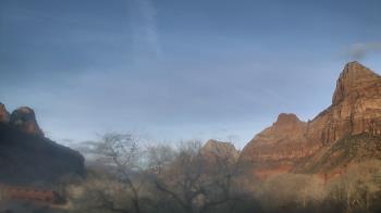 Weather camera view of Zion Canyon Village.