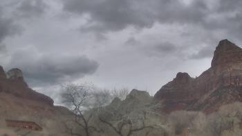 Weather camera view of Zion Canyon Village.