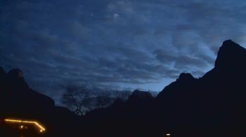 Weather camera view of Zion Canyon Village.