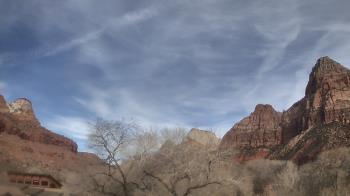 Weather camera view of Zion Canyon Village.