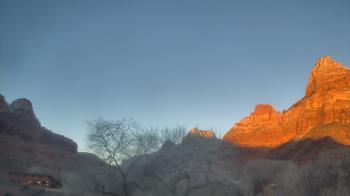 Weather camera view of Zion Canyon Village.