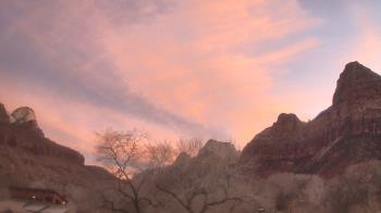 Weather camera view of Zion Canyon Village.