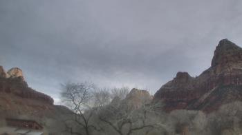 Weather camera view of Zion Canyon Village.