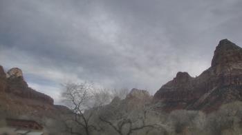 Weather camera view of Zion Canyon Village.