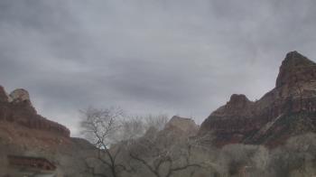 Weather camera view of Zion Canyon Village.