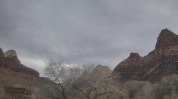 Weather camera view of Zion Canyon Village.