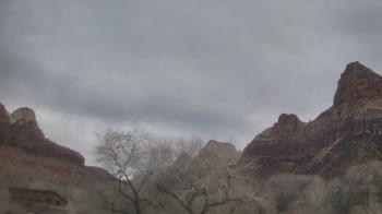 Weather camera view of Zion Canyon Village.