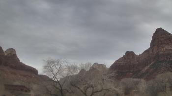 Weather camera view of Zion Canyon Village.