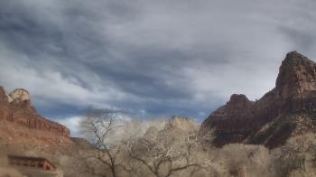 Weather camera view of Zion Canyon Village.