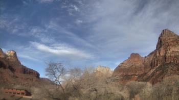 Weather camera view of Zion Canyon Village.