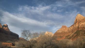 Weather camera view of Zion Canyon Village.