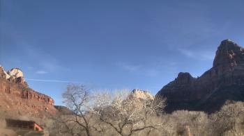 Weather camera view of Zion Canyon Village.
