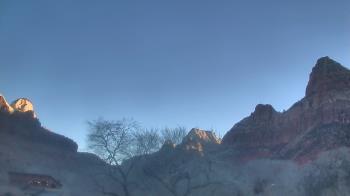 Weather camera view of Zion Canyon Village.