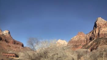 Weather camera view of Zion Canyon Village.