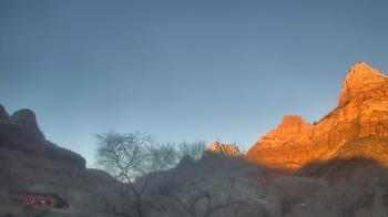 Weather camera view of Zion Canyon Village.