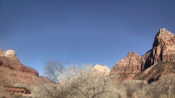 Weather camera view of Zion Canyon Village.