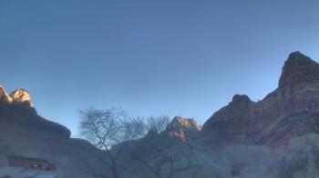 Weather camera view of Zion Canyon Village.