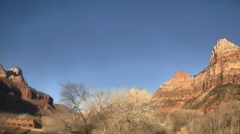 Weather camera view of Zion Canyon Village.