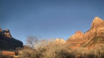 Weather camera view of Zion Canyon Village.