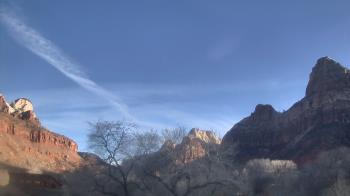 Weather camera view of Zion Canyon Village.