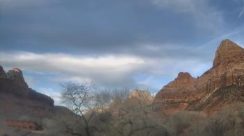 Weather camera view of Zion Canyon Village.