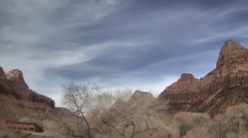 Weather camera view of Zion Canyon Village.