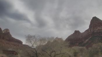 Weather camera view of Zion Canyon Village.