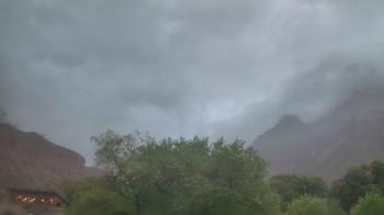 Weather camera view of Zion Canyon Village.