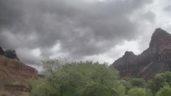 Weather camera view of Zion Canyon Village.