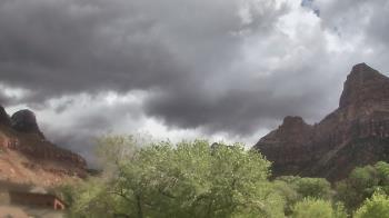 Weather camera view of Zion Canyon Village.