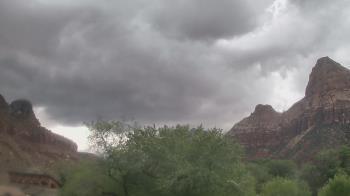 Weather camera view of Zion Canyon Village.