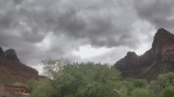 Weather camera view of Zion Canyon Village.