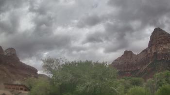 Weather camera view of Zion Canyon Village.