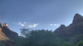 Weather camera view of Zion Canyon Village.
