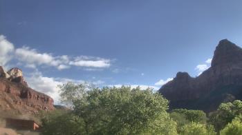 Weather camera view of Zion Canyon Village.