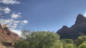 Weather camera view of Zion Canyon Village.