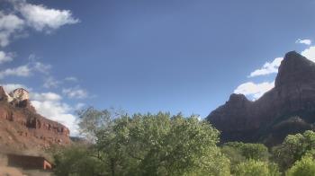Weather camera view of Zion Canyon Village.